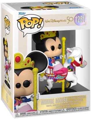 Funko Disney: Walt Disney World 50th - Minnie Carrousel, 65718, Multicolor, One Size