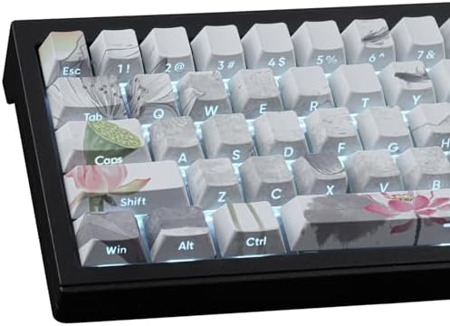 130 Tasti Keycaps In PBT Trasparente Con Profilo OEM, Layout US ANSI E Shots Comfortable Touch Universal Compatibility For Mx Switches Rgb Mechanical Keyboards P 40385179