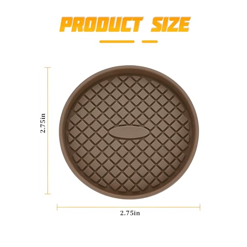 Portavasos para carro en silicona 4 piezas 2.75 pulg miniatura 2