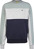 ready to wear new york foundation Pullover für Herren mit Rundhalsausschnitt, elastischen Bündchen und vielen Labeldetails