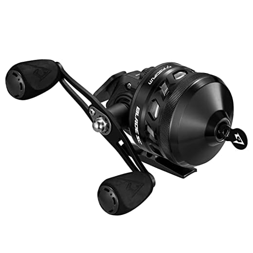 Piscifun Blade SC Spincast Fishing Reel, Speed 4.1:1 Gear Ratio, Pre-Spooled with 10-Pound Fishing Line, Changeable Right/Left-Hand Retrieve, CNC Caved Aluminum Alloy Front Cone