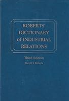 Roberts' Dictionary of industrial relations B0006BOTLY Book Cover