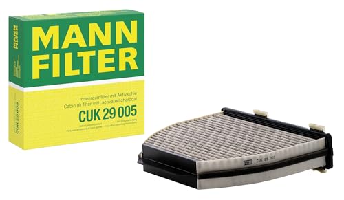MANN-FILTER Filtro aria cabina CUK 29 005 / Dimensioni (mm): A = 264; B = 284; H = 44 / Filtro Alta Qualità di Primo Equipaggiamento