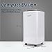 Ivation 11 Pint Small-Area Compressor Dehumidifier - With Continuous Drain Hose, Air Purifier & Ionizer for Smaller Spaces, Bathroom, Attic, Crawlspace and Closets - For Spaces Up To 216 Sq/Ft