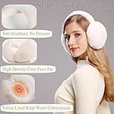 Zoom IMG-2 fsmiling paraorecchie donna bianco copri Zoom IMG-2 fsmiling paraorecchie donna bianco copri