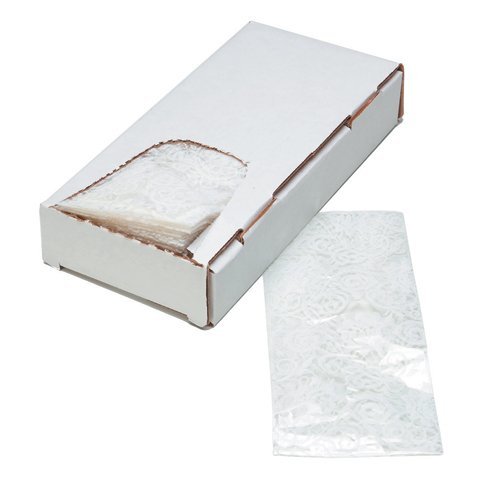 Bulk Buy: Darice DIY Crafts Cellophane Bags Elegant White Lace 4 x 9.5 inches 100 pieces (1-Pack) 1165-93
