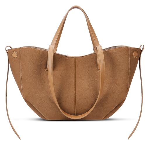 Juoxeepy Work Bag Faux Leather Tote Bag for Women Trendy Handbag ...