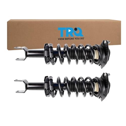 Image of TRQ Rear Shock & Spring Assembly Set Compatible with 06-07 Subaru B9 Tribeca 08-14 Tribeca