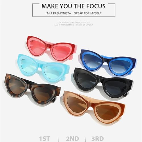 Lunettes de soleil œil de chat pour dissimuler la fatigue avec style - 3