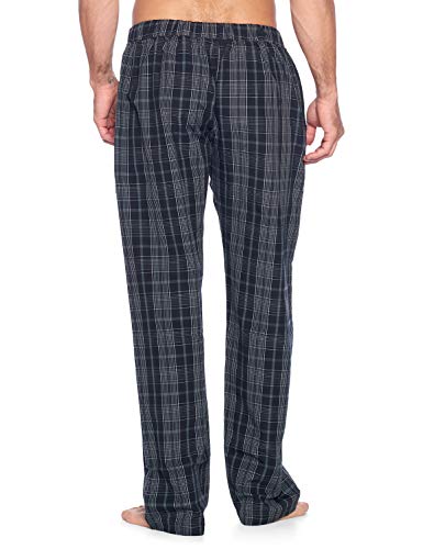 Men’s Woven Plaid Sleep Pajama Pants Long PJ Sleepwear & Loungewear Bottoms4