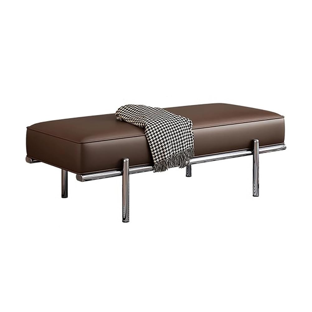Tabouret repose-pieds en cuir confortable pour soulager vos jambes