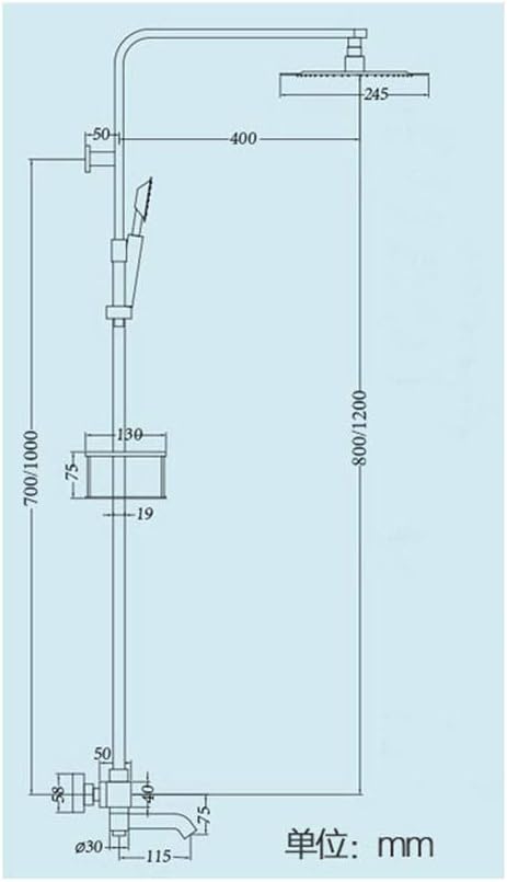 Four-Speed Spray Gun Shower Bidet Booster Shower Lift Copper Shower Set