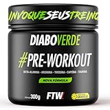 Ftw pré-treino diabo verde sabor: frutas amarelas - pote 300g -