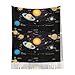 YAGEZI Planets Stars And Milky Way Galaxy Warm Scarf,Soft Scarf For Men And Women,Fashionable Shawl Scarf