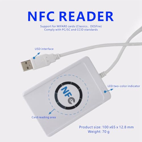 Cloneur de carte ACR122U pour ne plus jamais perdre vos accès RFID et IC - 8