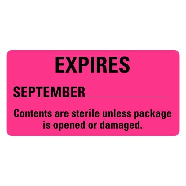 LabelValue | Expires September Medical Labels LV-MCSL11