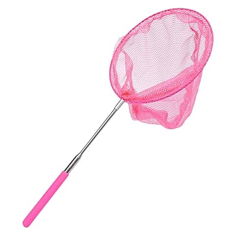 Fishing landing net for children, telescopic fishing net, fishing net, butterfly nets, butterfly net, extendable butterfly net, catch insects, fishing, garden, pool, outdoor garden activities Cover