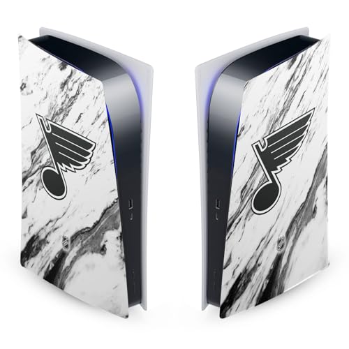 Plaque frontale autocollante PS5 Digital NHL Blues pour masquer rayures et traces