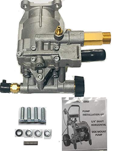 Auto Express New Universal Horizontal Pressure Washer Pump, 2400-3100 PSI 2.5 GPM, for DeVilbiss, Porter Cable, DeWalt, Troy Bilt, Ex-Cell and More