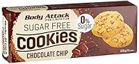 Body Attack Low Sugar Cookies 115g - Chocolate Chip - Diätkekse - Low Carb