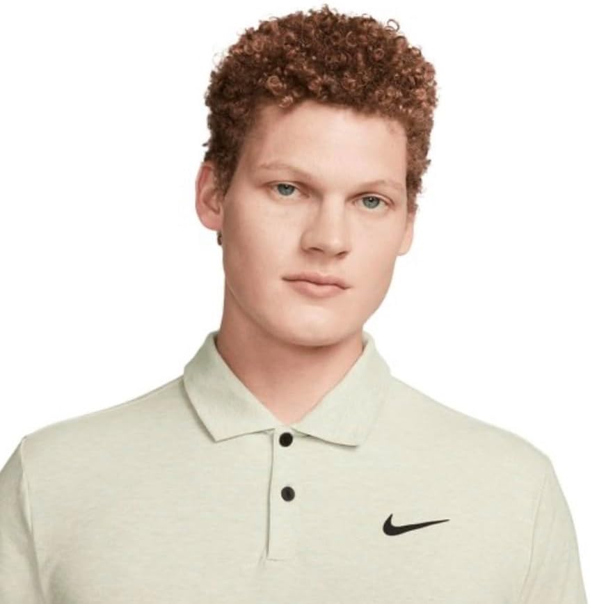 Nike Men's Golf Dri-FIT Tour Heather Polo, Honey Dew, XL