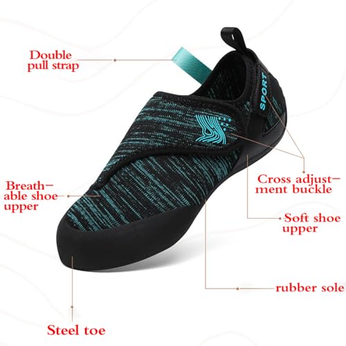 Zapatillas de búlder unisex ligeras para sesiones de escalada en rocódromo 8