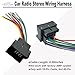Car Stereo Wiring Harness with Antenna Adapter for Mercedes-Benz 2007-2015 BMW 2002-2011 Volkswagen 2003-2015 Audi 2002-2010 Aftermarket Radio CD Player Installation Wire Cable Kit