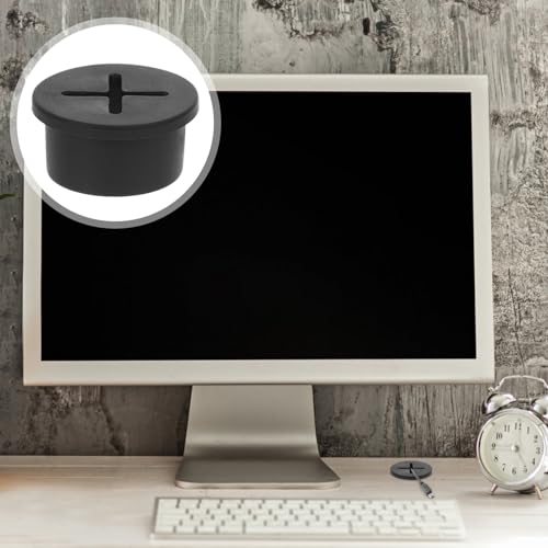 Alipis 12Pcs Grommets de Goma para Protección de Cables en Escritorio, Cubiertas de Orificios Redondos para Gestión de Cables en Muebles de Oficina y Gabinetes de Exhibición miniatura 2