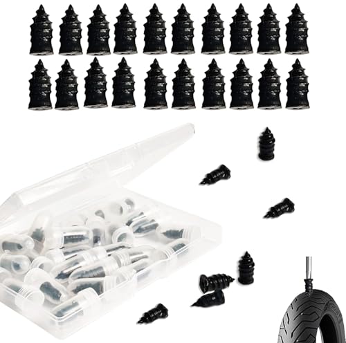 Image of COOFANDY 20 Pcs Tyre Repair Kit Rubber Nails, Car Puncture Repair Kit with Tubeless Tyre Repair Kit, Universal Tire Repair Fast Repair Nail for Auto Car Motorcycle
