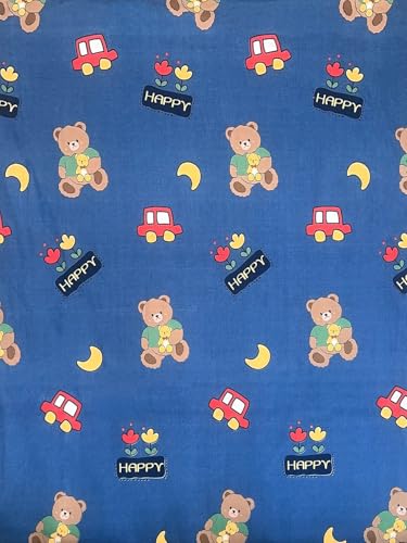 Image of Weave & Decor Printed Kids Bedsheets for King Size Bed 72x78x8 Inches, with 2 Pillow Covers 20x30 Inches for Longer Double Mattresses
