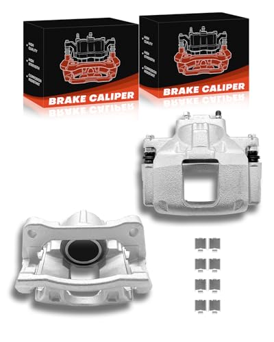 Image of TOVASTY 2PC Set Brake Caliper Left & Right Front Side Set Compatible With 07-17 Jeep Wrangler, 08-12 Liberty, 07-11 Nitro, 08-16 Dodge Grand Caravan, 08-16 Chrysler Town&Country