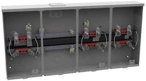 Milbank U8033-XL-KK-BLG 1 Phase Ringless Meter Socket With Horn Bypass 4 Jaw 3 Position 100 Amp