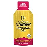 Honey Stinger Organic Energy Gel, Fruit Smoothie, Sports Nutrition, 1.1 Ounce (Pack of 24)
