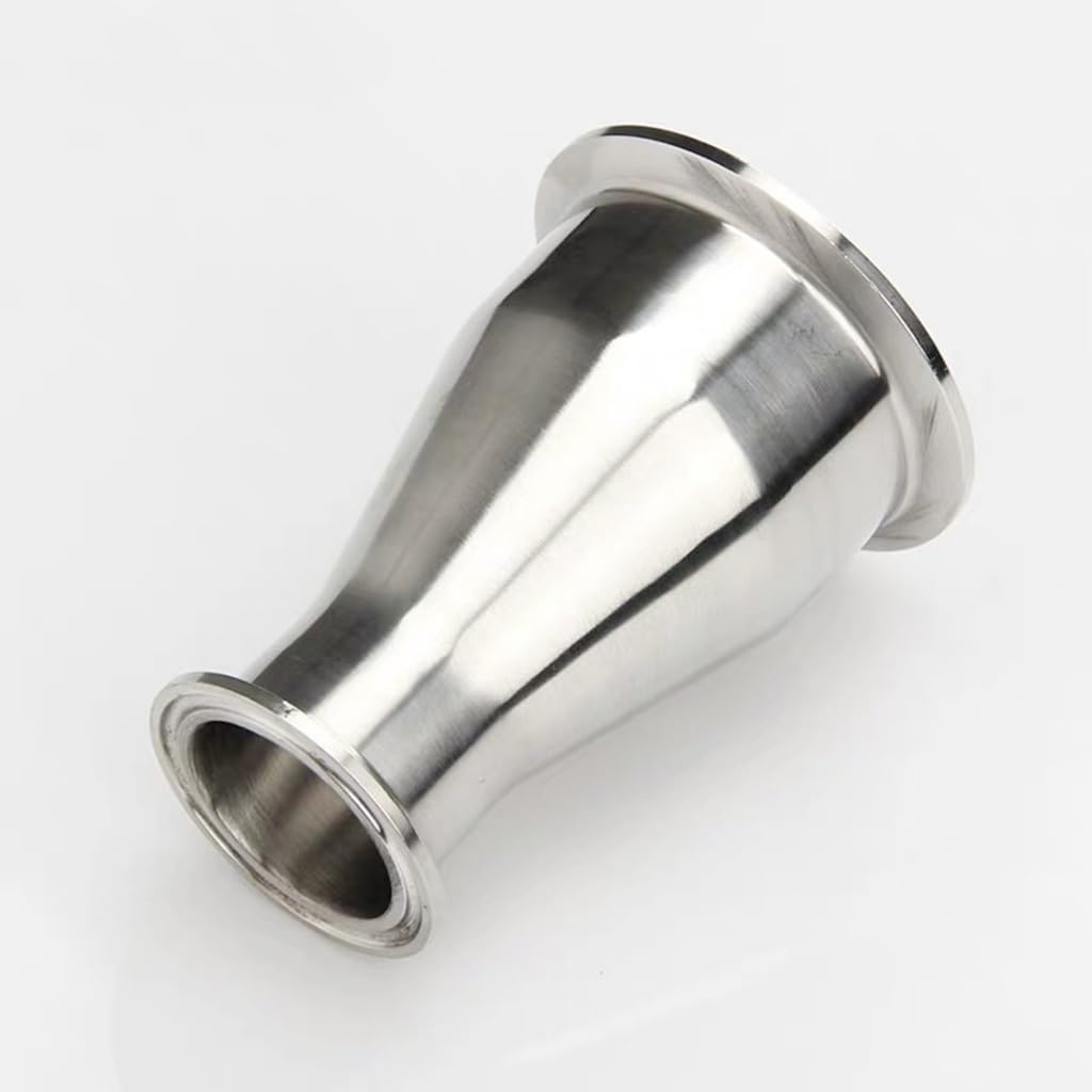 Reductor Tri-Clamp Tamaños múltiples del conector de manguera de plomería de triple abrazadera sanitaria del reductor SS304 de la virola