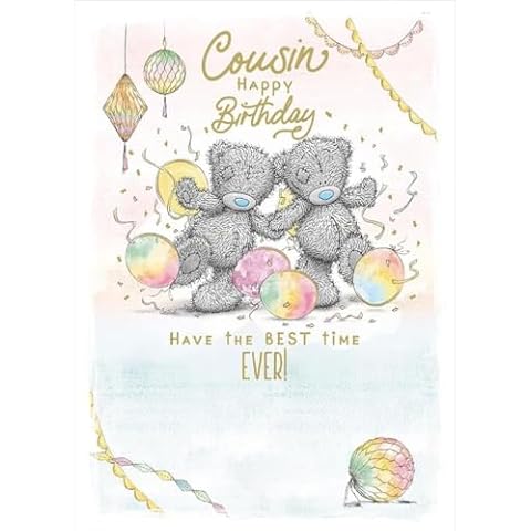 Me to You Tatty Teddy Birthday Card for Cousin Cover
