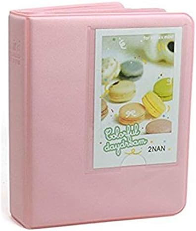3-Inch Film 64 Pockets Mini Photo Albums for Fujifilm Instax Mini 7s 8 8+ 9 25 50s 70 90(blue)