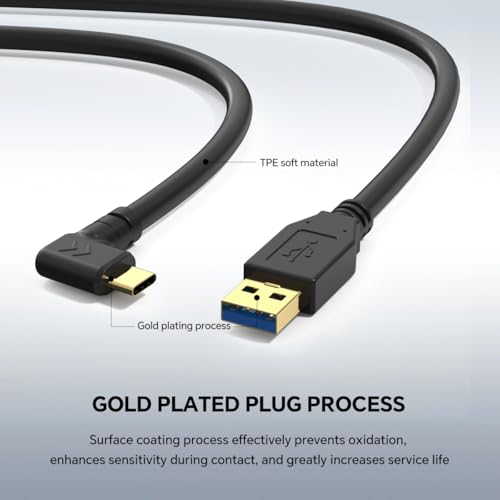 16ft USB-A to USB-C High-Speed Data Transfer Cable with Dual Magnetic Rings – Camera Connection Cable with Signal Boosting, Compatible with Hard Drives, Canon, Sony, Fujifilm, Nikon DSLR Cameras by YAMCOWL - Image 7