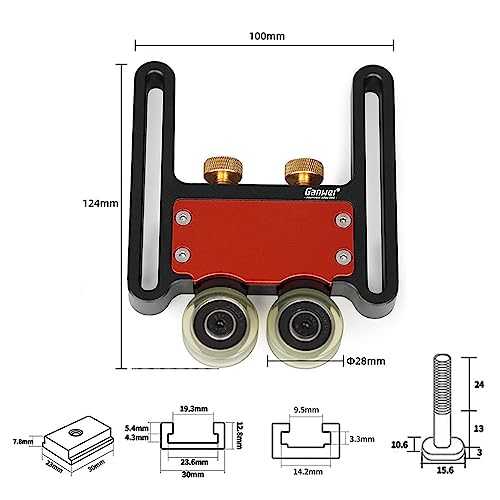 Scie de table alliage aluminium avec roulette de fixation stable - 7