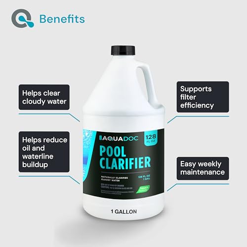 Image of AquaDoc Natural Pool Clarifier for Inground and Above Ground Pools - 128 oz