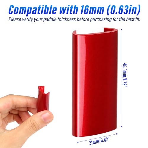 Image of 5pcs Pickleball Paddle Weight Clip Red for 16mm Paddles Thickness, 3-Gram Adjustable Tuning Clips Lead-Free, Edge Guard Protection Customize Power, Control & Sweet Spot Stable and Quiet Play