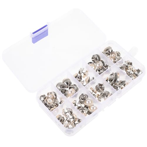 CAXUSD Pearl Brooch Button Pins for Clothing Decoration