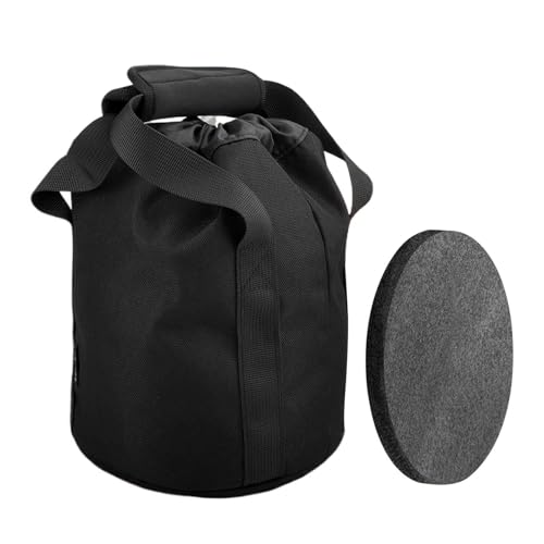 Bolsa de almacenamiento de tiro – Bolsa portátil y cómoda para shotput | Con asa y almohadilla de espuma, solución de transporte de equipos de campo para entrenamiento, cumple con prácticas de fitness