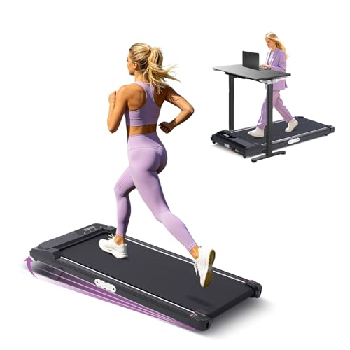 Image of Treadmills with Handle Bar, Walking Pad with Incline for Home Small, Portable Treadmills for Home Exercising, Electric Mini Walking Pad Treadmills with Handles, 3.5HP, 0.6-10MPH, 400LBS