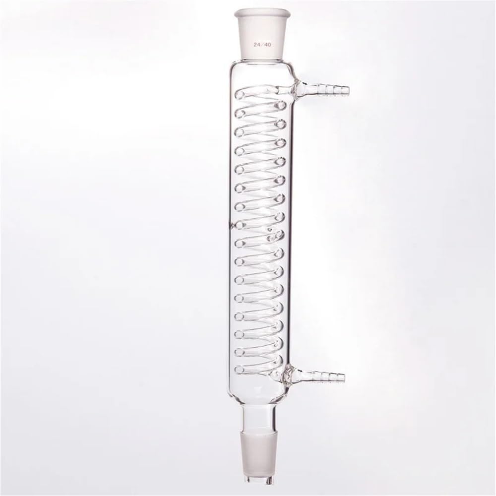 Sprzęt laboratoryjny Złącze skraplacza 24/40 Efektywna długość 200 mm/300 mm/400 mm Φ 10 mm Mała dysza Skraplacz C12 (200mm-C124200)