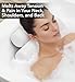 Everlasting Comfort Luxury Bath Pillow - Head, Neck, Back Support Cushion for Bathtub, Spa, Soaking