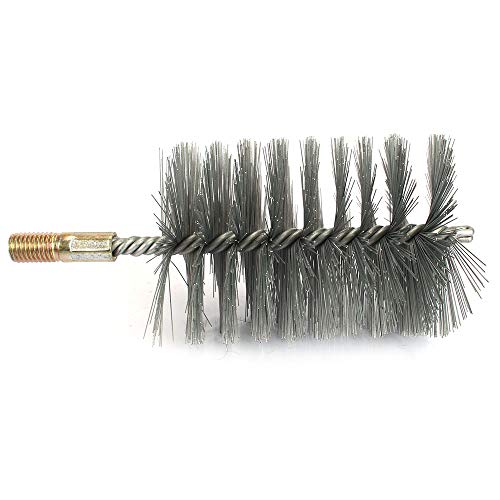Image of 1Pc 3 inch Round Pipe Tube Stainless Steel Wire Brush 75mm | long wire chimney brush for copper pipe claening