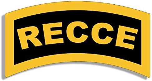 Tab Shaped RECCE Sticker (Canadian Canada Military Army Recon (2.5 x 5)