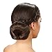 JIAHAO Beauty Buns 2 Pieces Magic Hair Styling Styler Twist Ring Former Shaper Doughnut Donut Chignon Bun Maker Clip Hair Curler Accessory Small & Large (Black)