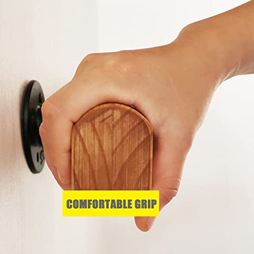 Main courante en bois antidérapante kit de rambarde d'escalier durable