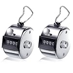 ALEEIK – ALEEIK Handzähler 2 Stücke Hand Zähler Mechanischer Klickzäh